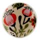 Flower Flat Ceramic Wine Bottle Stopper